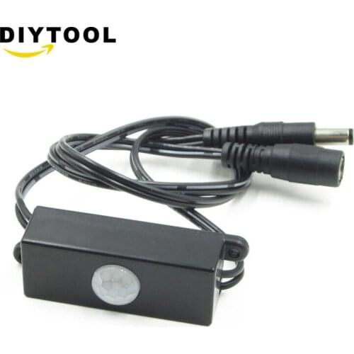 DC 5V 12V 24V PIR Motion Sensor Switch IR Infrared Human Induction Sensor Detector Controller Small Switch for LED Strip Light