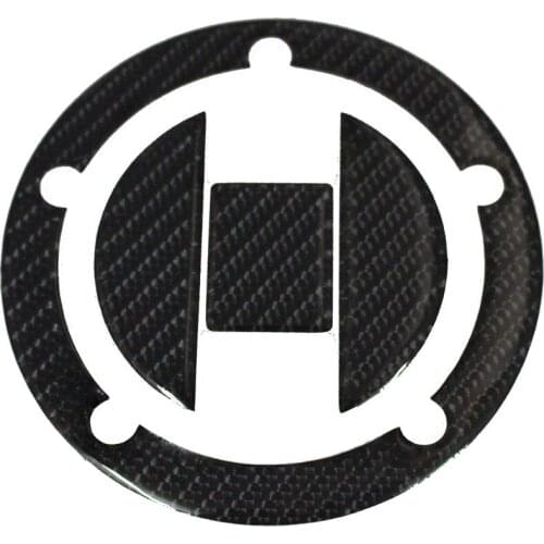 K-SHARPMOTOR K-CGTCP-18 3D Carbon Fiber Tank Gas Cap Pad Filler Cover Sticker Decals Fit SUZUKI 03-15 ALL