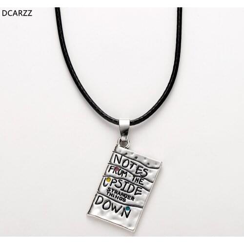 Stranger things the upside down Letter Pendant 11 Eleven Choker Necklace Unique Gift for Fans Girls Kids Jewelry Wholesale