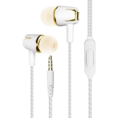 General Sports Headphones Wired Overweight Bass 3.5mm Headphones Earphones With Built-in Microphone Free Stereo Sound Headphones