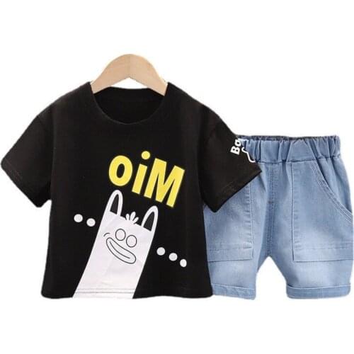 New Summer Baby Girl Clothes Children Cotton Sport T-Shirt Shorts 2Pcs/Sets Toddler Casual Costume Boys Clothing Kids Tracksuits