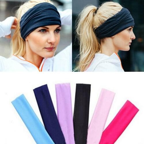 2020 Newest Arrival Women Men NonSlip Sport Sweat Sweatband Headband Yoga Gym Stretch Head Band Hair