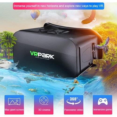 3D Helmet VR Glasses For 4 To 7 Inch Smartphones 3D Glasses Support 0-400 Myopia VR Headset For Mobile Phone