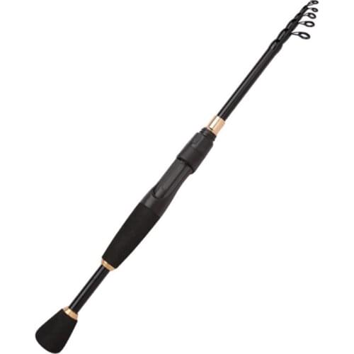 1.6M 1.8M 2.1M 2.4M Portable telescopic fishing rod carbon fiber material ultra-lightweight rotating fishing rod fishing tackle