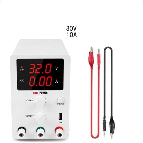 R-SPS3010 New High-precision Voltage Regulated Lab Adjustable Power-Supply 30V 10A Switching Bench Source USB Data Interface