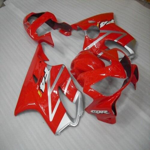 Silver Red Fairing kit For HONDA CBR600 F4i 01 03 02 2001 2002 2003 High Quality Injection molding fairings