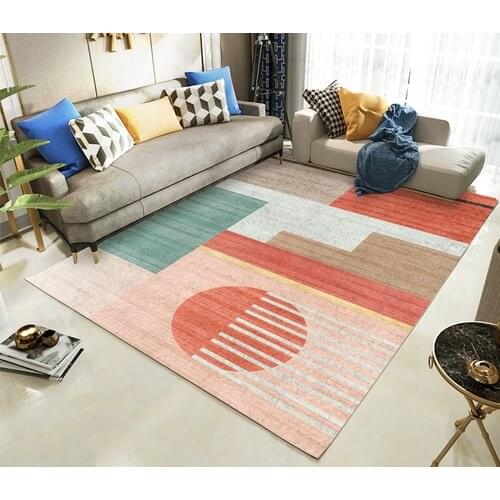 Modern Nordic style geometric art graphics floor mats door mats non-slip mats carpets bedroom home decoration