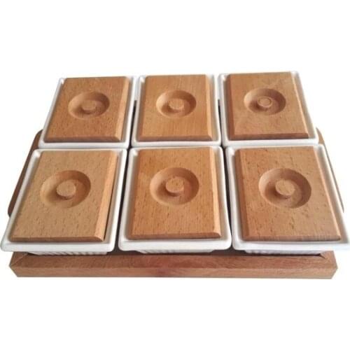 Trend 2021 Bamboo Tray 6'lı Porcelain Breakfast Team посуда для кухни наборы set kitchen vaisselle platos