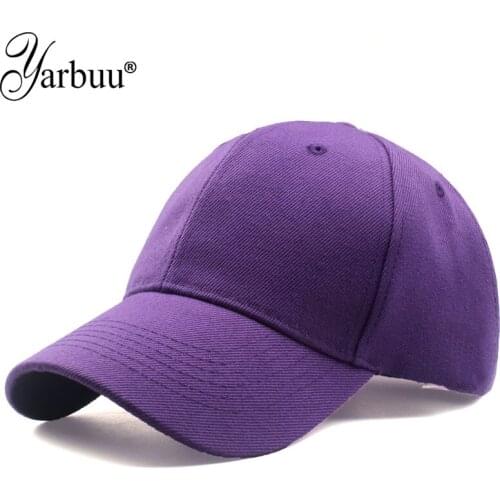 [YARBUU] 2018 Simple solid Baseball Cap Women Snapback Hat Summer Messy Bun Hats Casual Adjustable Sport Caps Drop Shipping