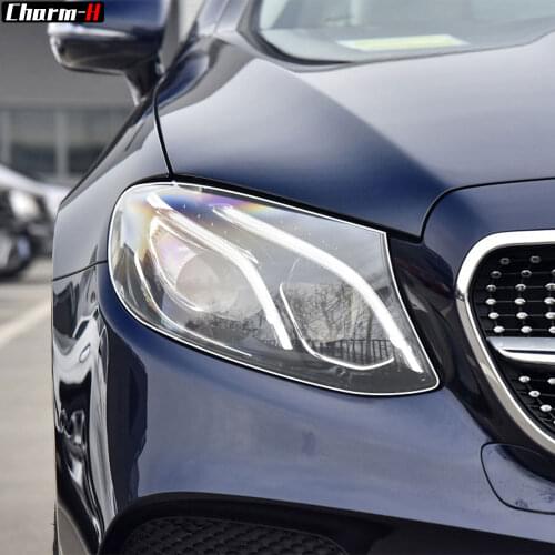 Car Headlight Protective Film Taillight Transparent TPU Decal Sticker for Mercedes Benz E Class W213 C238 S213 A238 Saloon W213