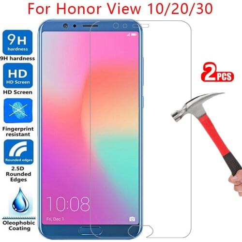 Tempered glass screen protector for honor view 10 20 30 pro case cover on honer view10 view30 v v10 v20 v30 protective coque bag