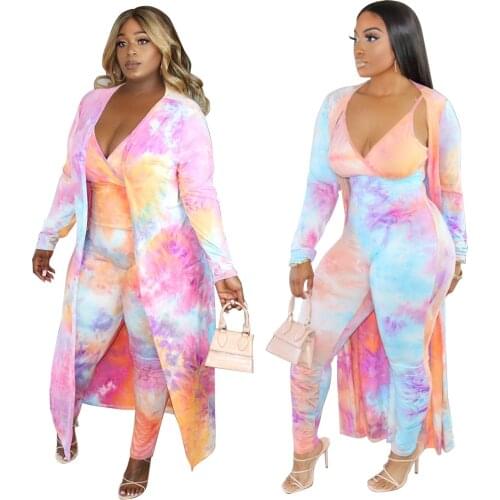 Woman Africa Clothing Fashion Printed Ladies Casual Rompers and Long Coat 2PCS Set African Dresses for Women