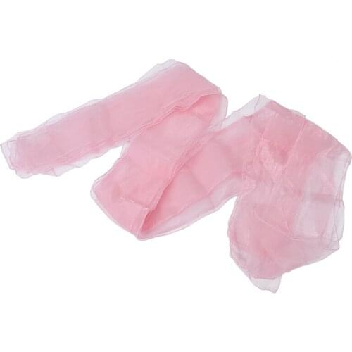10 Pink Organza Chair Cover Sashes Bow for Wedding Party Birthday Decor