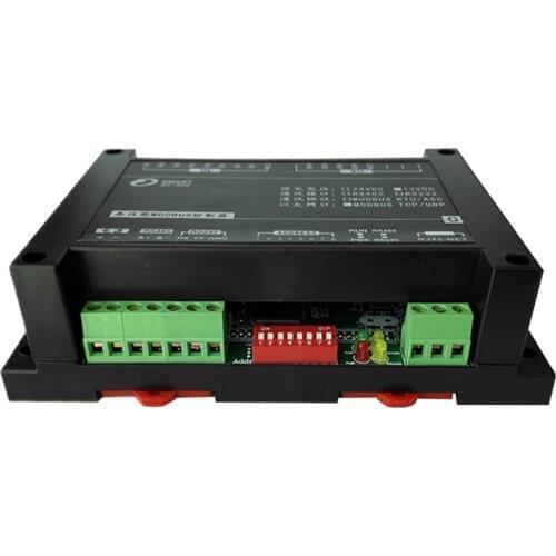 16AI Analog Input 4-20mA 0-10V Ethernet RS232 RS485 MODBUS RTU&TCP Module 0.1% Accurate ADC Acquisition And Transmission
