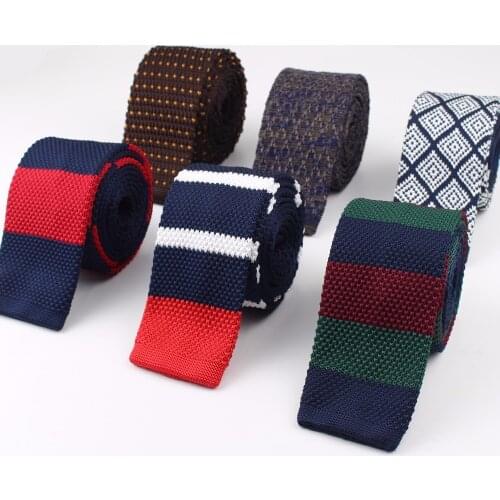 2018 Mens Colourful Tie Knit Knitted Ties Necktie Narrow Slim Skinny Woven Cravate Narrow Neckties