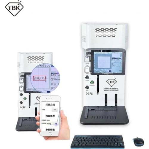 2020 TBK-958B New Version Laser Separating Machine Fiber Laser Engraving Machine For IPhone12 Series 6-11Pro Back Glass Remover
