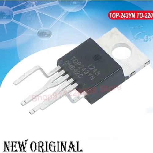 5 Pieces) TOP244YN TOP243YN TOP242YN TOP248YN TOP250YN TOP247YN TOP233YN TOP249YN TO-220