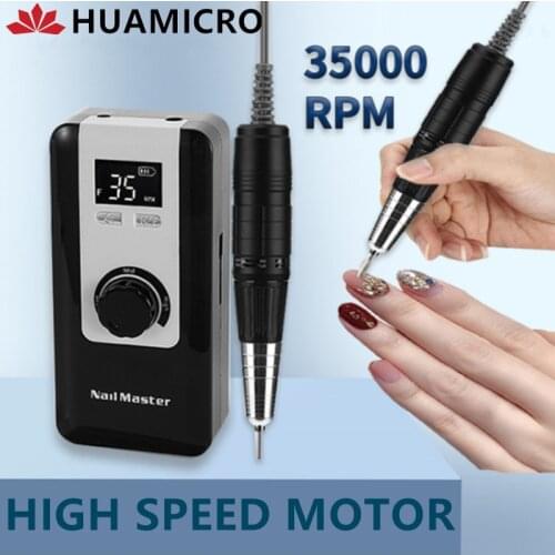 Portable nail drill electric nail file pedicure tool professional nail kit 35000RPM