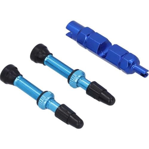 Car accesories exhaust control 1.6in Tubeless Valve Stem French Type Brass Detachable for Road Bicycles Mountain Bikes control