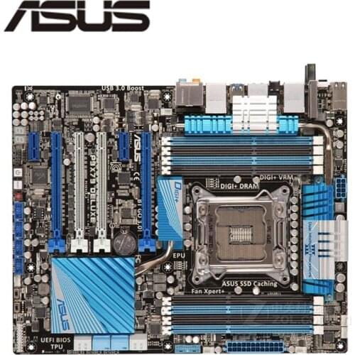For ASUS P9X79 Deluxe Original Used Desktop X79 X79M 2011 Socket LGA 2011 Core i7 LGA2011 DDR3 Motherboard