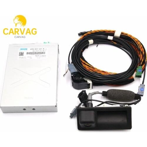 For Audi Q5 A4 B8 A5 B8 reversing camera RVC camera 8R0 907 441 A + 5N0 827 566 AA + cable Harness