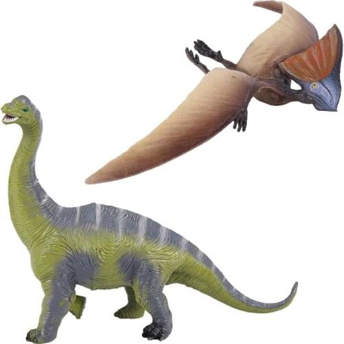 Big Size Jurassic Wild Life Brachiosaurus Dinosaur Toy Green & Plastic Dinosaur Pterosaur Figure Toy Model Toys