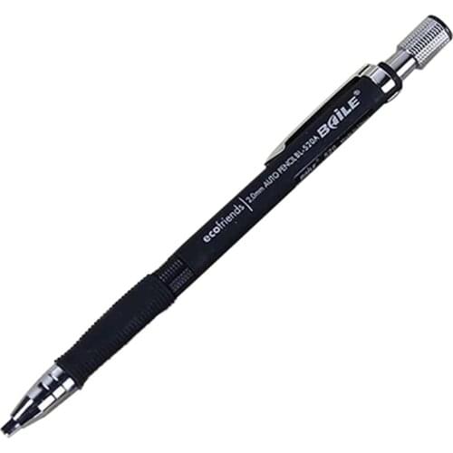 1Pc Press The Automatic Pencil 2.0mm 2B Drawing Writing Pencil Study Stationery Mechanical Pencil School Office Stationery