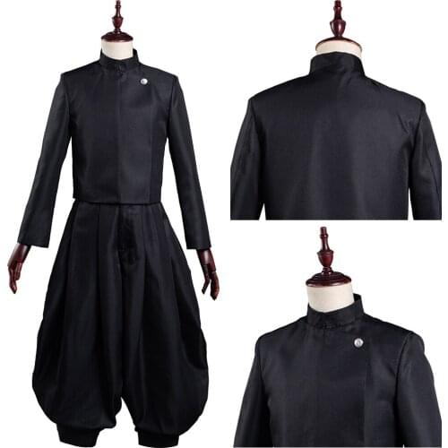 Anime Jujutsu Kaisen Cosplay Suguru Getou Costume Japanese Black School Uniform Dress Outfits Halloween Christmas Costumes