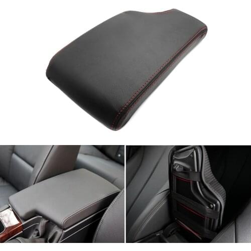 Microfiber Leather Car Interior Center Control Armrest Box Cover Protective Trim For BMW 3 Series E90 2005 2006 2007 2008 - 2012