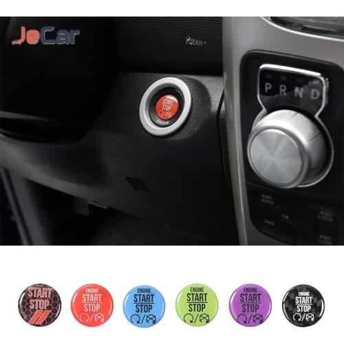 One-Button Start Switch Cover Trim Ring For Dodge Charger Challenger RAM 2010+ Car Interior Decoration Accessories