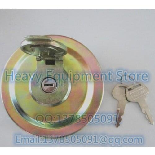 Fuel Cap With 2 Keys For Sumitomo SH120 SH200 SH210 SH215 SH220 Excavator KHH0140 105492A