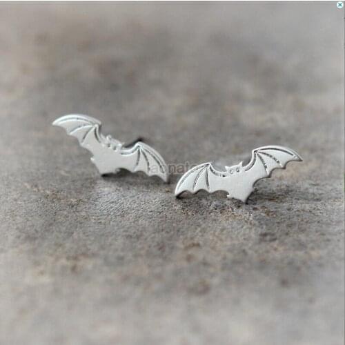 Fashion Cute Flying Bat Earrings Jewelry Animal Stud Earrings for women girls