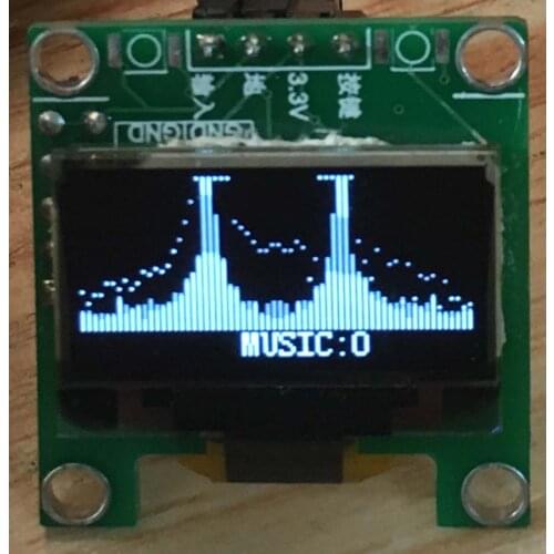 OLED Music Spectrum Display Module DIY Power Amplifier VU Table