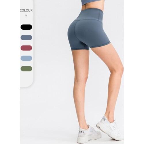 New Womens Yoga Sports Shorts High Waist Yoga Shorts Exercise Sexy Hips Sportswear Quick-drying Running Casual Shorts Pant