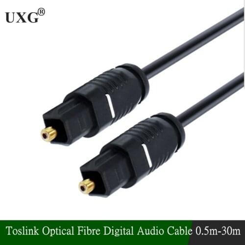OD 2.2mm Toslink Optical Fibre Digital Audio Cable 1m 2m 3m 5m 10m 20m 30m High Quality for Xbox 360 Blu-ray CD Xbox 360 PS4