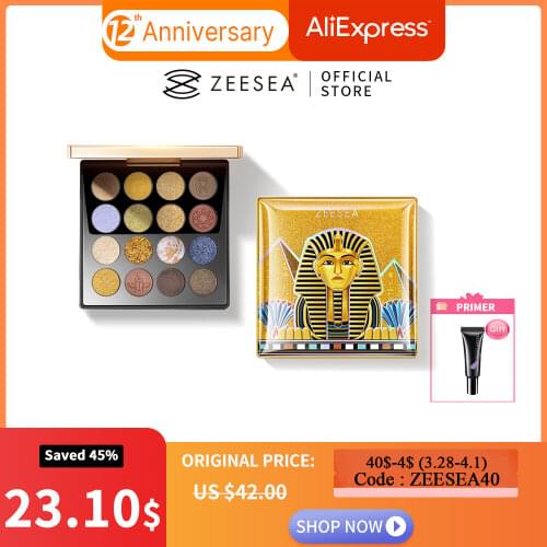 ZEESEA X The British Museum Enchanting Egypt Eyeshadow Palette 16 Shades (Buy 1 get 1 free)