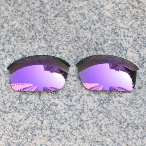 Wholesales E.O.S Polarized Enhanced Replacement Lenses for Oakley Bottle Rocket Sunglasses - Violet Purple Polarized Mirror