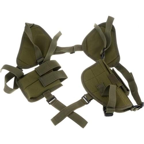 Tactical Adjustable Gun Holster Pistol Airsoft Hunting Universal Holster Pouch Shouder Pistol Pouch Bag for Right Hand Shooters