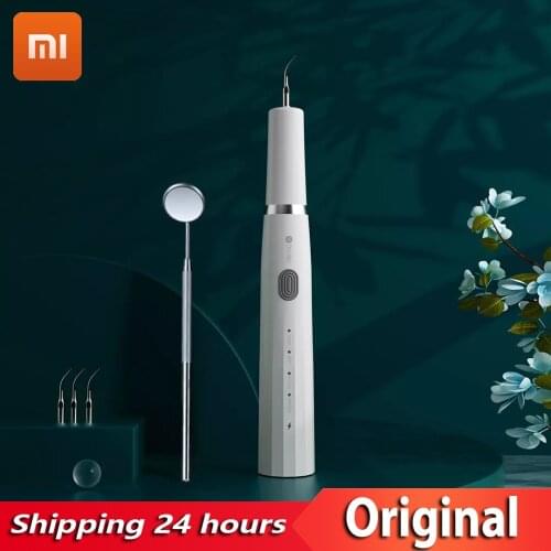 XIAOMI YOUPIN DR.BEI Ultrasonic Electric Dental Calculus Remover YC2 Tartar Stain Remover Rechargeable Tooth Cleaner Tools