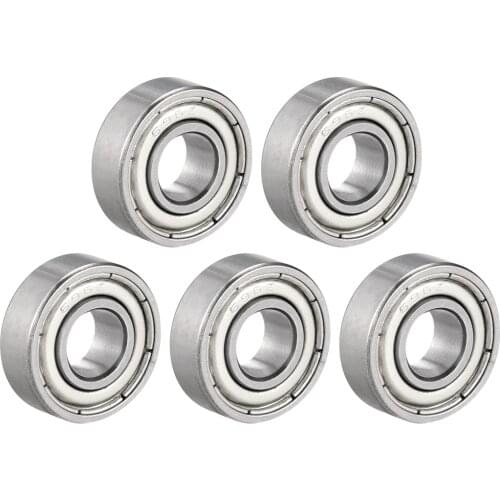 Uxcell Deep Groove Ball Bearing Double Shield/Sealed Chrome Steel Bearings 696ZZ (5Qty)