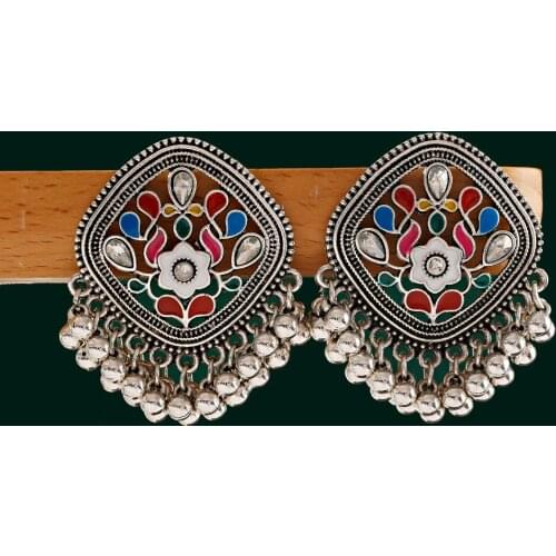 Vintage Pearl Beads Tassel Wedding Earrings Indian Jhumka Antique Boho Gold Water Drop Earrings Brincos Jewelry