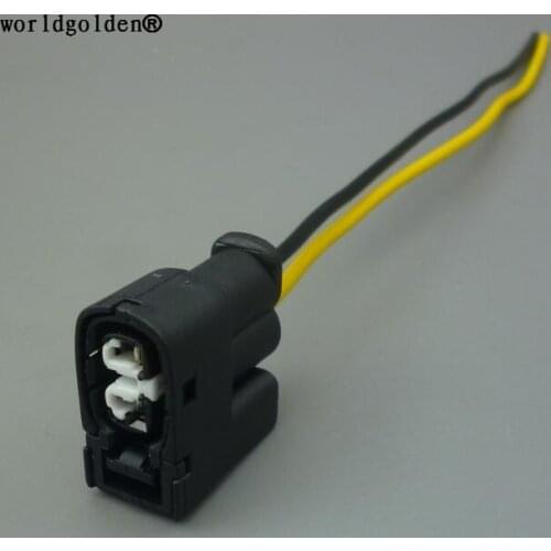 Worldgolden 2 Pin/Way Ignition Coil Connector Female Plug Injection 1JZ 2JZ 1UZ 4AG 3SG RX7 Connecteur bobine d'alluma