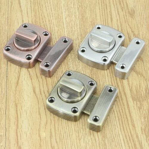 Zinc alloy Security Guard Fastener door Latches Locks for Home Safety toilet locks for interior sliding door hardware door bolts