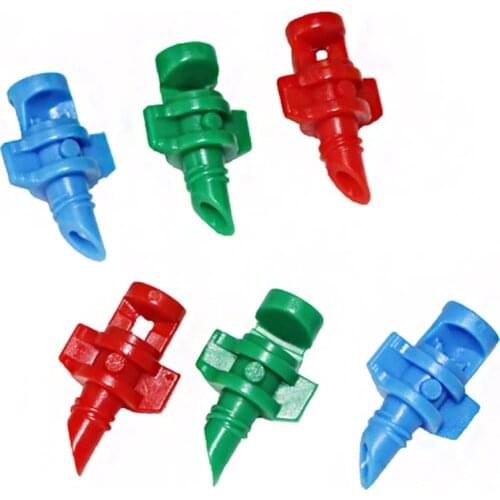 30 Pcs Nozzle Green 180 Degrees/red 360 Degrees. For Cloning Machine Hydroponic Garden Watering Systems Refraction Atomization