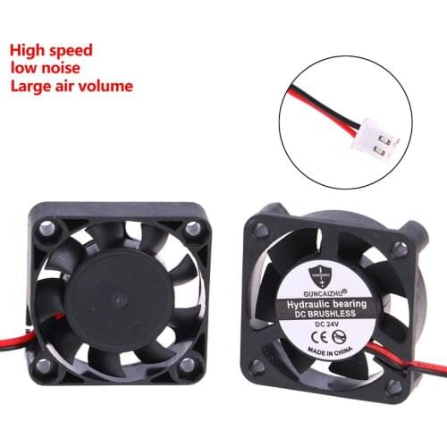 4010 5/12/24V Quiet Hot End Cooling Fan Super Silent Fans For Ender 3D Printer