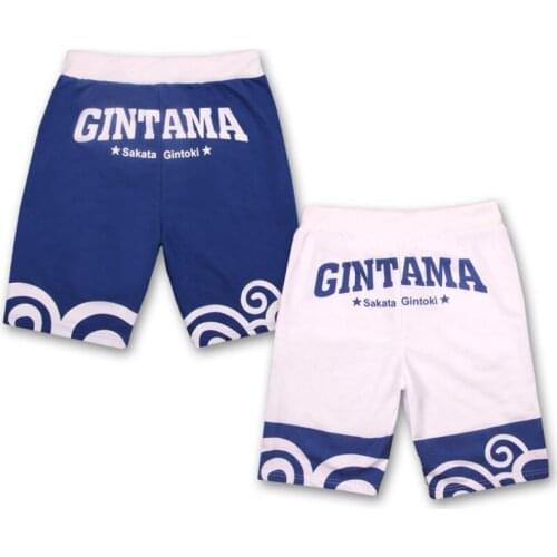 Anime GINTAMA lovers short Pants Sakata Gintoki Men Women Seabeach Shorts casual Trousers Cosplay Costume for Summer Sweatpants