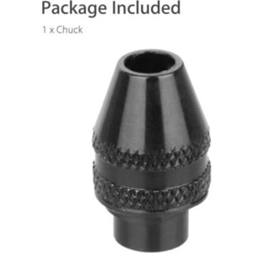 Quick Change Keyless Drill Chuck Bit Driver Converter Rotary Tool Spare Black