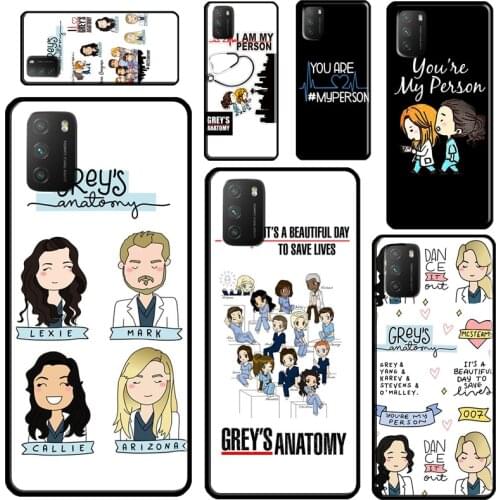 Greys Anatomy You are my person For Xiaomi Mi 11 Ultra 9T 10T Pro Mi Note 10 Lite Phone Case For POCO X3 Pro M3 F1 F2 F3