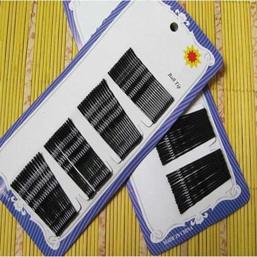 60Pcs/Lot Black Hairpins For Women Hair Clip Womens Bobby Pins Invisible Wave Hairgrip Barrette Hairclip Hair Clips Accessories