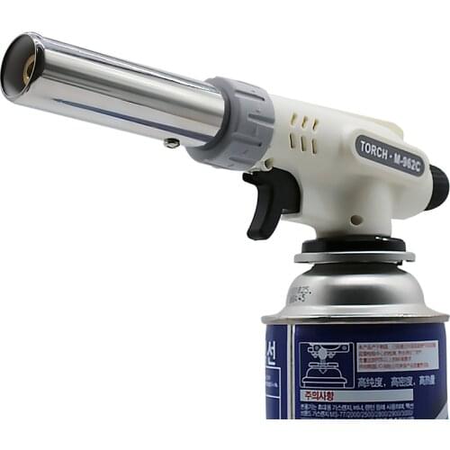 Gas Torch Flame Gun Cooking Soldering Butane Automatic Electronic Gas Welding burner Lighter Gas Welding Torch Gas Burner Flame